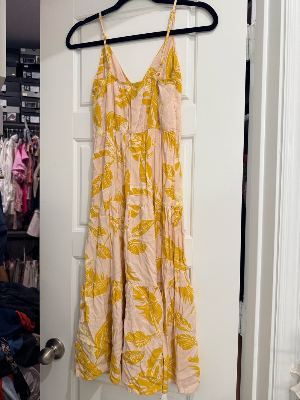 Wild Gable Yellow Midi Dress